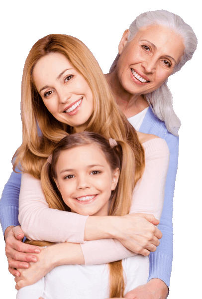 Compassionate Dental Care for Kids at Pediatric Dentistry of Romeo Happy family of three all smiling