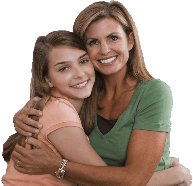Cherish Your Smile: Pick Pediatric Dentistry of Romeo for Exceptional Care for Your Whole Family! A joyful moment captured: a mother and her daughter sharing warm smiles